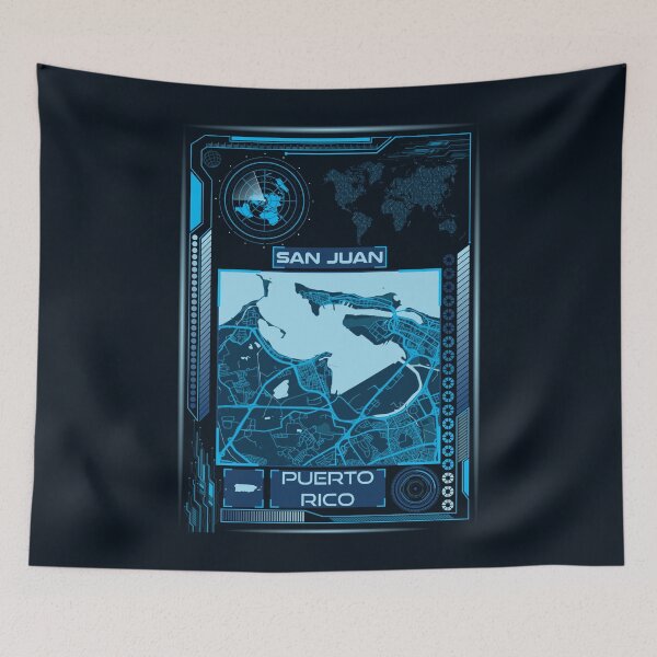 Item preview, SAN JUAN MAP PUERTO RICO designed and sold by hatimelhag.