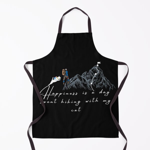 Item preview, happiness is a day spent hiking with my cat designed and sold by jassine11.