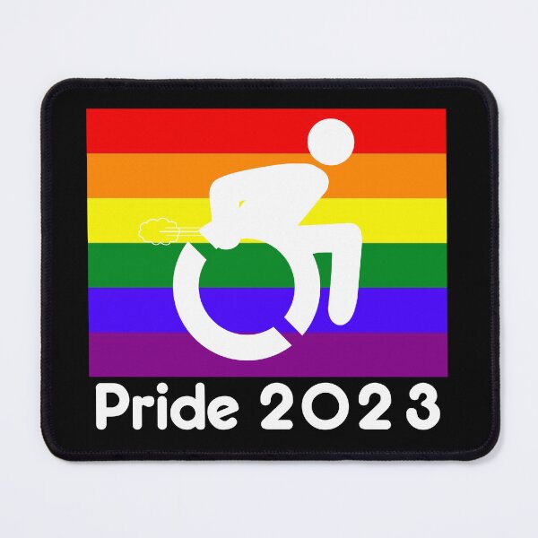 Item preview, Handicap Gay Pride 2023 designed and sold by roadworkplay.
