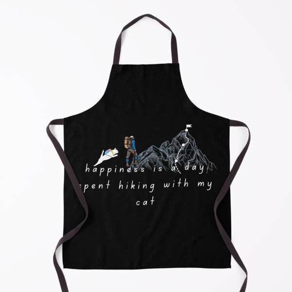 Item preview, happiness is a day spent hiking with my cat designed and sold by jassine11.
