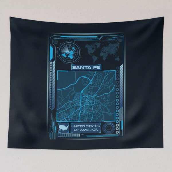 Item preview, SANTA FE MAP USA designed and sold by hatimelhag.