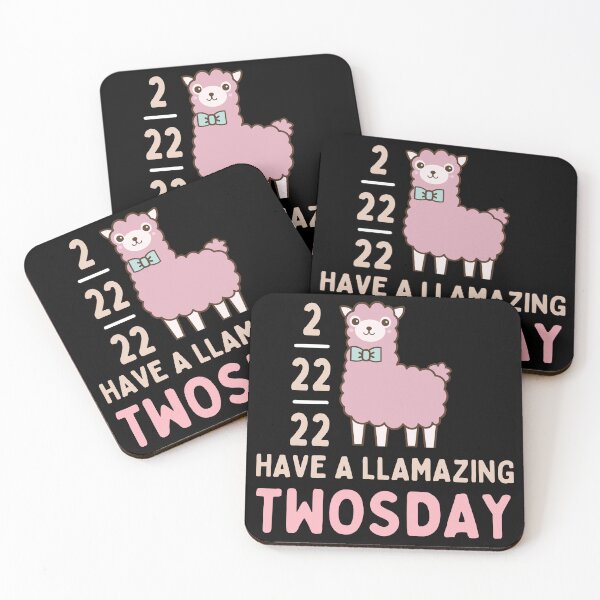 Item preview, Llamazing Twosday 2-22-22 Twos Day 2022 Teacher Llama Kids designed and sold by BahiaStyle.