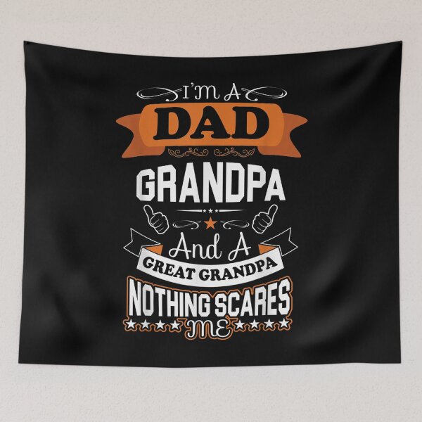 Item preview, I'm A Dad Grandpa Great Nothing Scares Me  designed and sold by jennifera11.