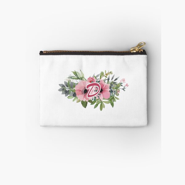 Aperçu de l'œuvre D : monogramme de couronne initiale florale D créée et vendue par EasilyShop.