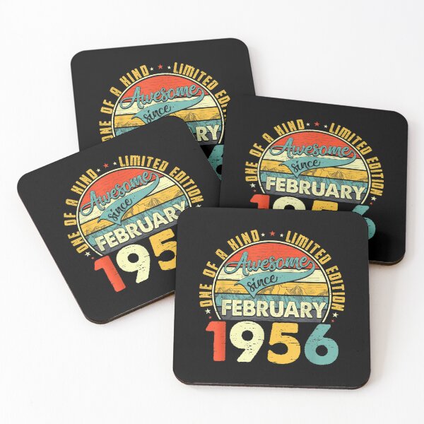 Item preview, Born In February 1956 66th Birthday Gift Retro 66 Years Old  designed and sold by jennifera11.