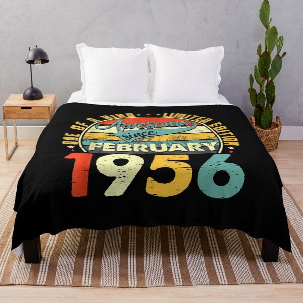 Item preview, Born In February 1956 66th Birthday Gift Retro 66 Years Old designed and sold by jennifera11.