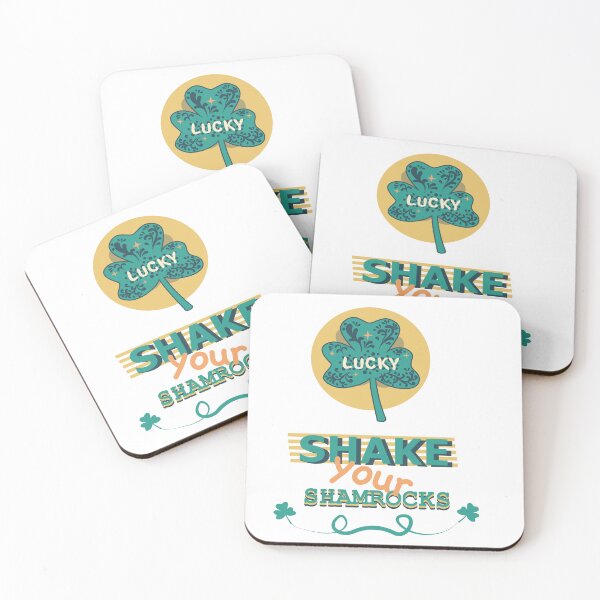 Item preview, Shake your shamrocks. Lucky clover. Vibes text designed and sold by AliensRich.