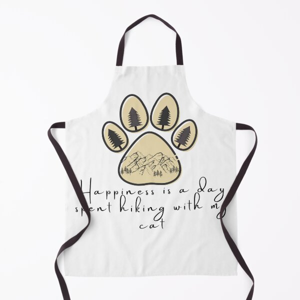 Item preview, happiness is a day spent hiking with my cat designed and sold by jassine11.