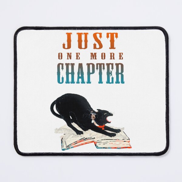 Item preview, Just One More Chapter Black Cat Book Lover designed and sold by iketo90.