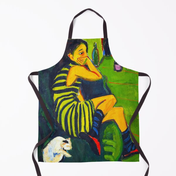 Item preview, HD ERNST LUDWIG KIRCHNER - Artistin - Marcella 1910 designed and sold by Go Logo Designs.
