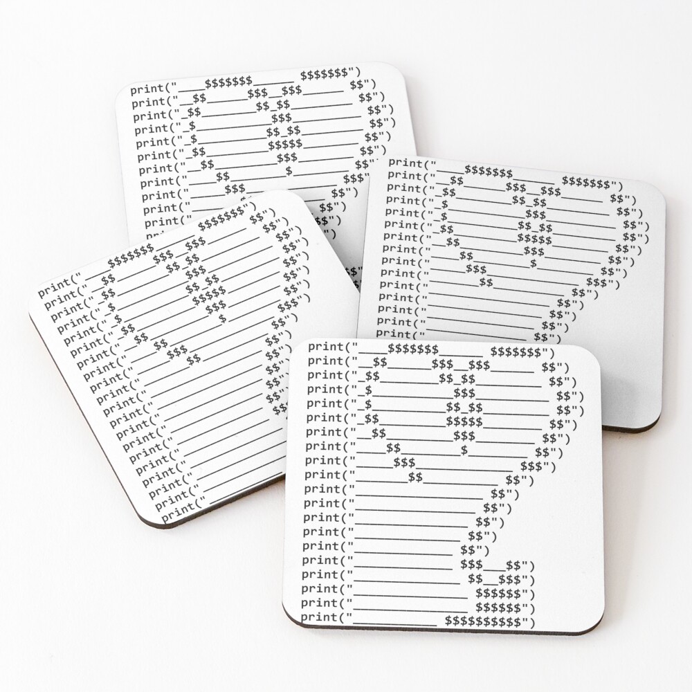 Item preview, Coasters (Set of 4) designed and sold by ComputerGeeksTs.