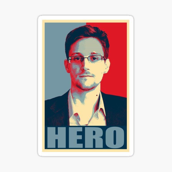 Artikel-Vorschau von Edward Snowden - Held, designt und verkauft von FreeSnowden.