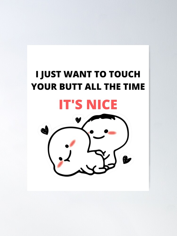 I just want to touch your butt all the time bestselling trendy design 2021  v5 Throw Pillow for Sale by DesigonDesigner