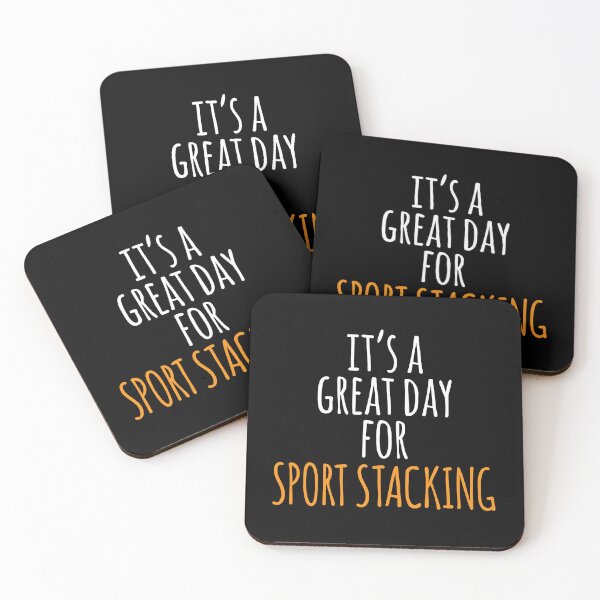 Item preview, It's a Great Day for Sport Stacking designed and sold by kindxinn.