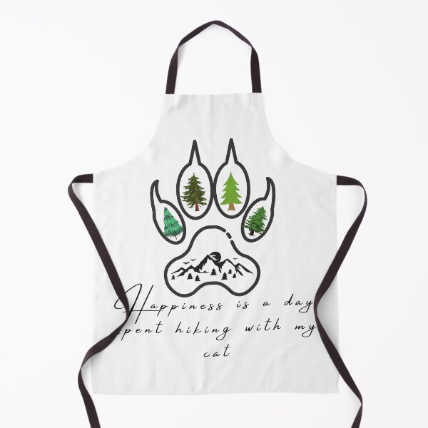 Item preview, happiness is a day spent hiking with my cat designed and sold by jassine11.