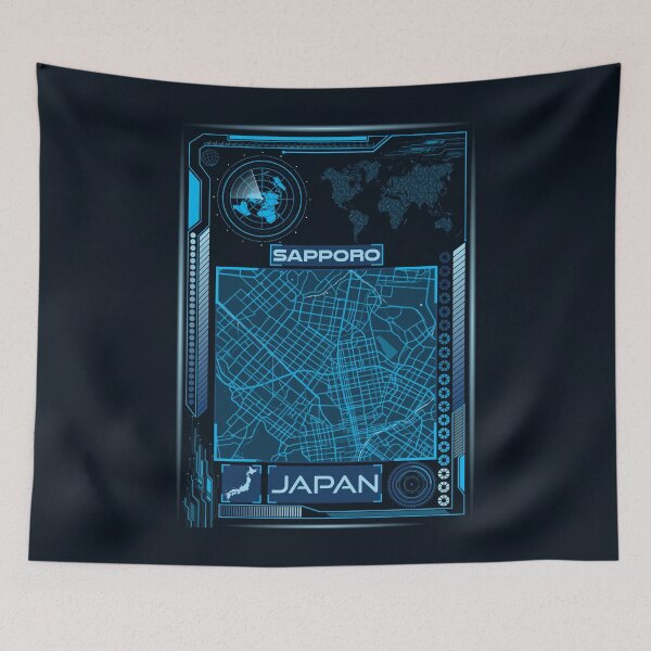 Item preview, SAPPORO MAP JAPAN designed and sold by hatimelhag.