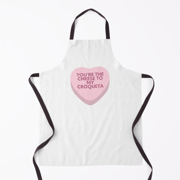 Item preview, You're the cheese to my croqueta - Valentines - Candy heart - funny - Cuban humor designed and sold by Ausome Behavior.
