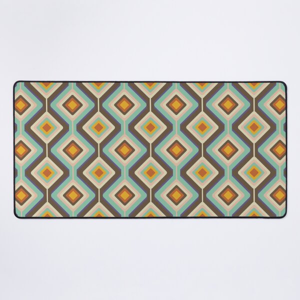 Item preview, Demantur, Vintage Diamond Geometric Patterns - Retro Color Scheme designed and sold by BesanoStyle.