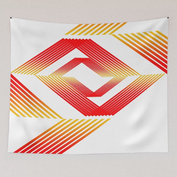 Item preview, Red And Yellow Moving Lines designed and sold by Bigrow.