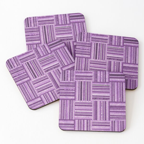 Item preview, Cool Purple Woven Blocks designed and sold by kash1mera.