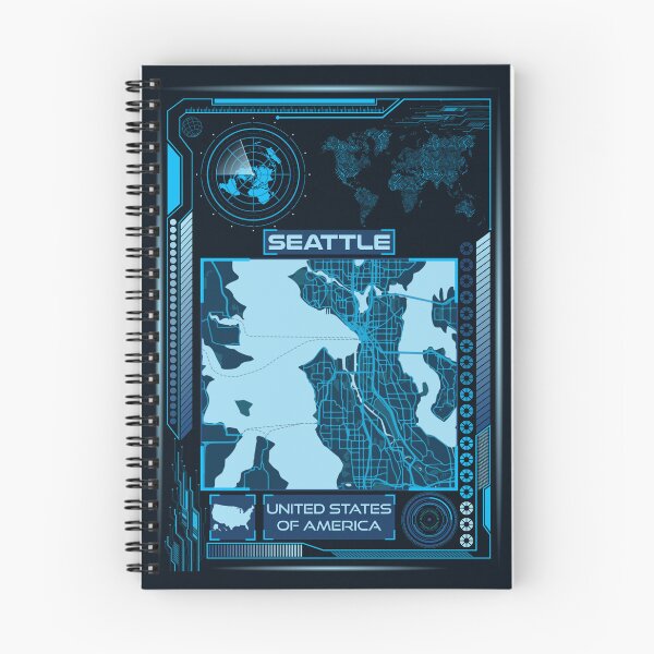 Item preview, SEATTLE MAP USA designed and sold by hatimelhag.