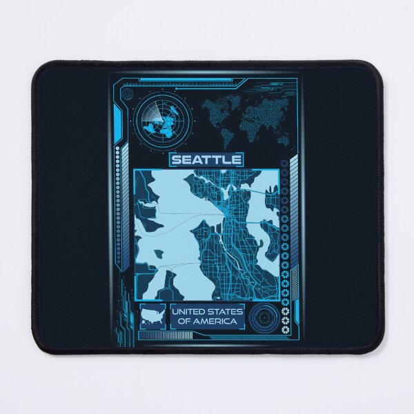 Item preview, SEATTLE MAP USA designed and sold by hatimelhag.