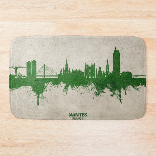 Item preview, Nantes France Skyline designed and sold by ArtPrints.