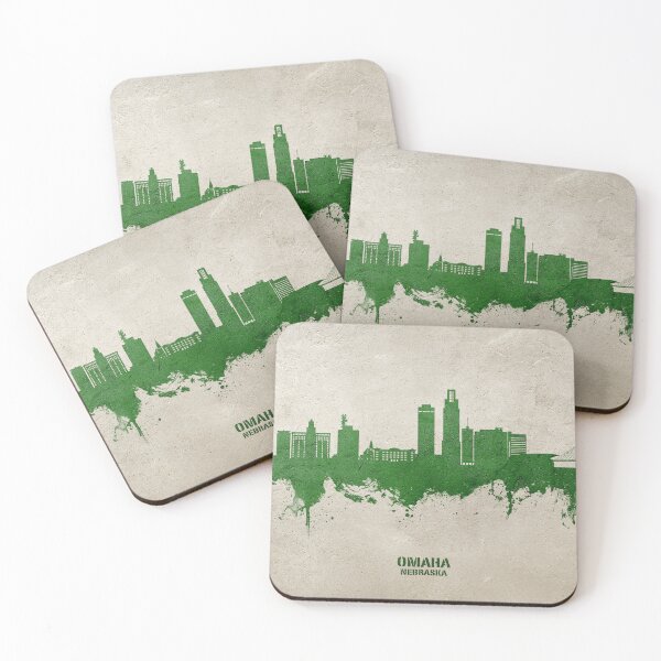 Item preview, Omaha Nebraska Skyline designed and sold by ArtPrints.