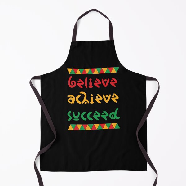 Item preview, ⭐⭐⭐⭐⭐(203) - Believe Achieve Succeed, motivational shirt for black history month with African colors designed and sold by kind4you.