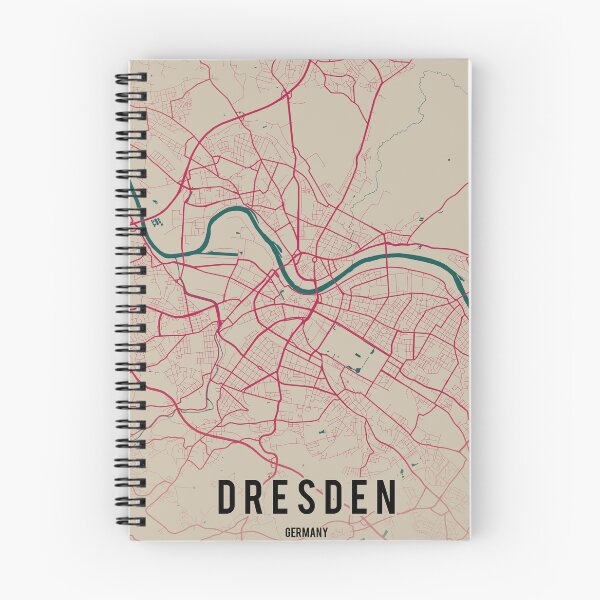 Artikelvorschau, Karte von Dresden Deutschland - Wandkunst, Kartendruck Geschenke entworfen und verkauft von PostersProf1.