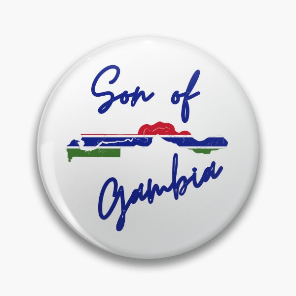 Item preview, Son of Gambia Map Flag designed and sold by NovawayDirect.