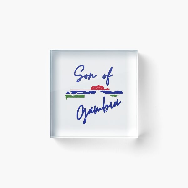 Item preview, Son of Gambia Map Flag designed and sold by NovawayDirect.