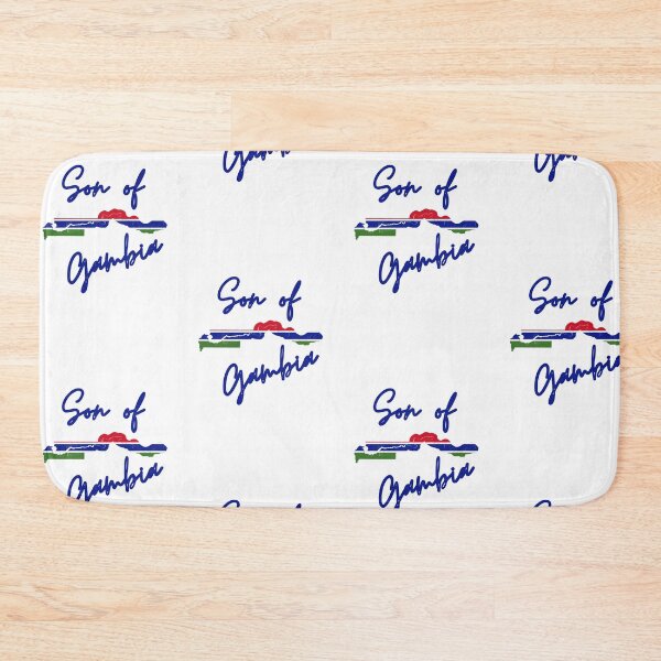 Item preview, Son of Gambia Map Flag designed and sold by NovawayDirect.