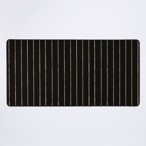 Item preview, Abstract gold stripes on black pattern designed and sold by cutecrazytshirt.