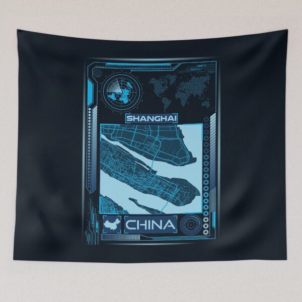 Item preview, SHANGHAI MAP CHINA designed and sold by hatimelhag.