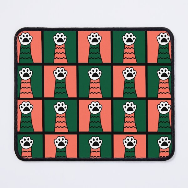 Item preview, Cat paws pink green designed and sold by CoolArtByMboya.