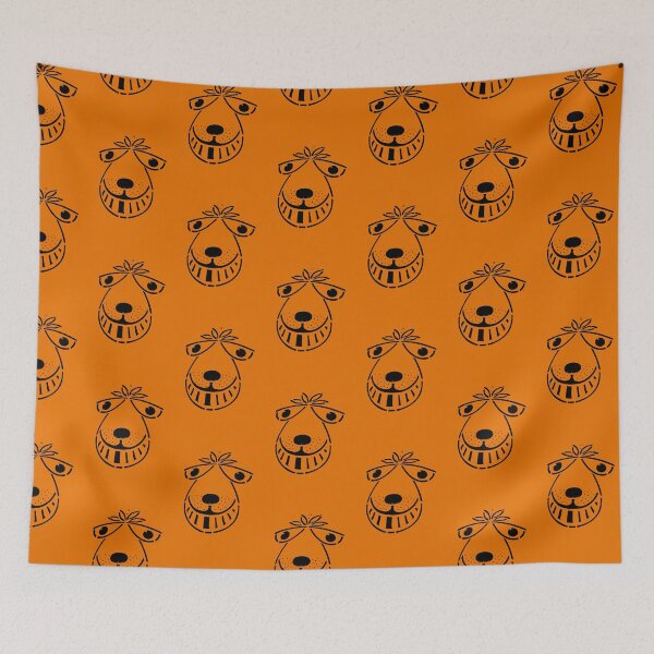 Item preview, Space Hopper Toy (Classic 70s) - Orange Bounce Hopper FACE - Vintage Seventies Retro  designed and sold by RetroTeeStudio.