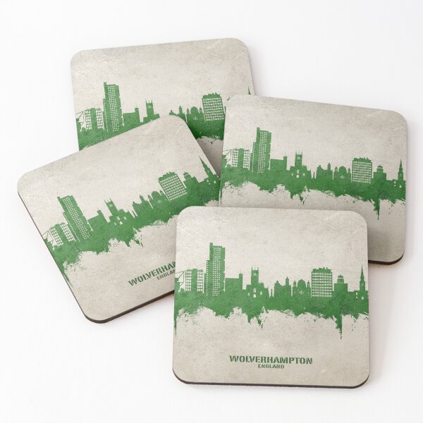 Item preview, Wolverhampton England Skyline designed and sold by ArtPrints.