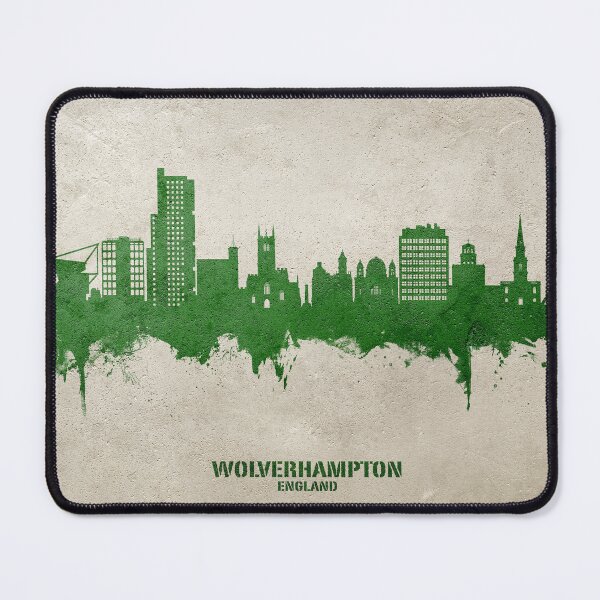 Item preview, Wolverhampton England Skyline designed and sold by ArtPrints.