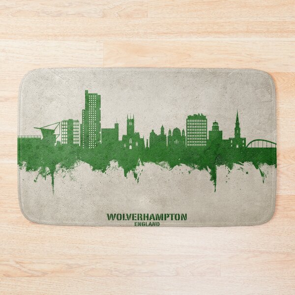 Item preview, Wolverhampton England Skyline designed and sold by ArtPrints.