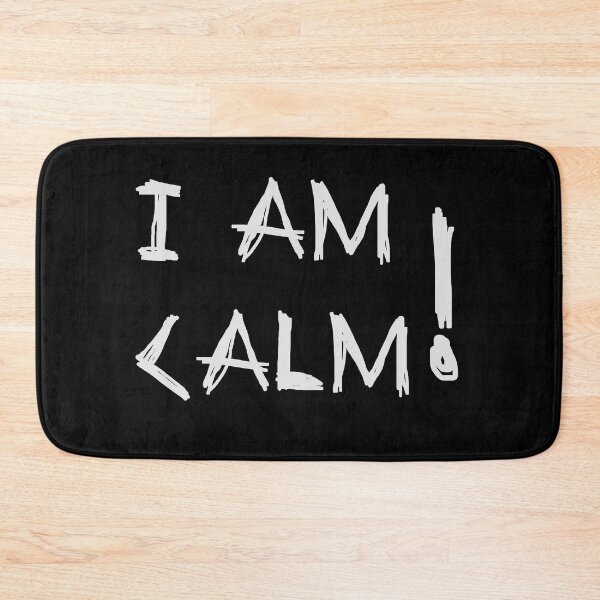 Item preview, I Am Calm Grey designed and sold by LightNoirDesign.