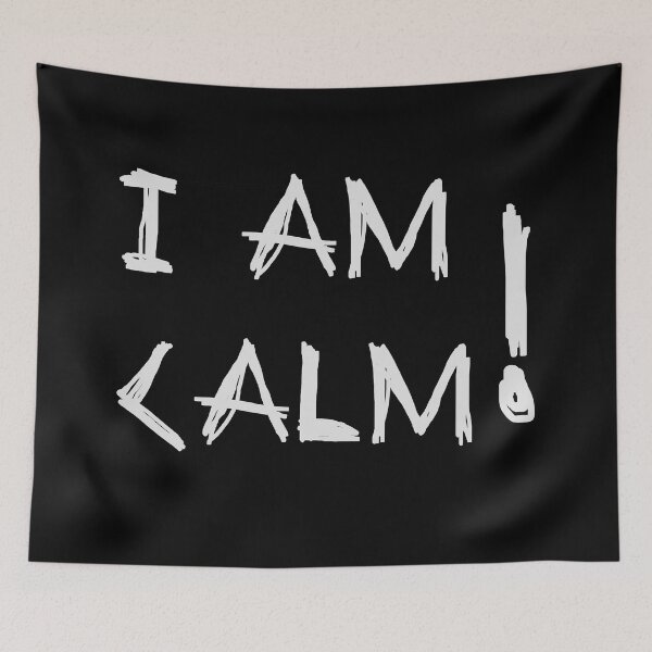 Item preview, I Am Calm Grey designed and sold by LightNoirDesign.