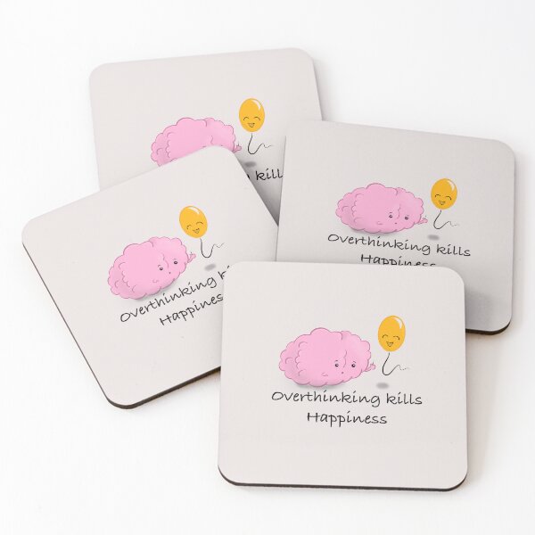 Item preview, Overthinking kills Happiness designed and sold by Gollok-Art.