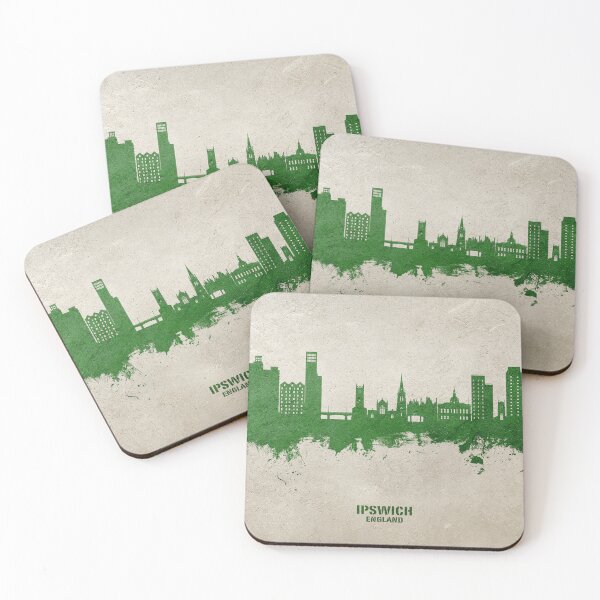 Item preview, Ipswich England Skyline designed and sold by ArtPrints.