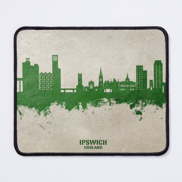 Item preview, Ipswich England Skyline designed and sold by ArtPrints.