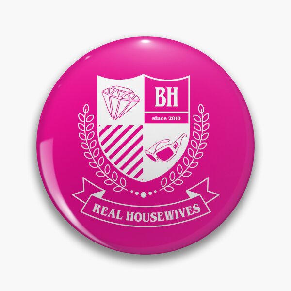 Item preview, RHOBH | Real Housewives of Beverly Hills Collegiate Crest Bravo Fan Gift White designed and sold by sorryiwasinglam.