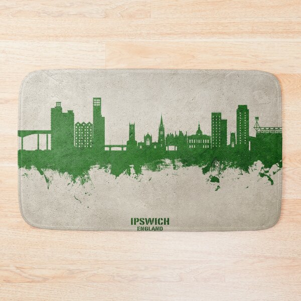 Item preview, Ipswich England Skyline designed and sold by ArtPrints.
