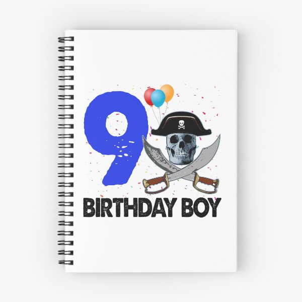 Item preview, Birthday Boy 9 Pirate designed and sold by Bendthetrend.