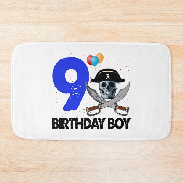 Item preview, Birthday Boy 9 Pirate designed and sold by Bendthetrend.