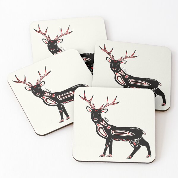 Item preview, DEER - Native American Totem, Zodiac Spirit Animal Sign (Elk) designed and sold by CattDesigns.